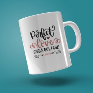 Valentines white mug